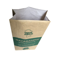 Sac tissé en PP laminé papier kraft résistant avec doublure intérieure en plastique PE, capacité 20kg 50kg 25kg, logo personnalisé