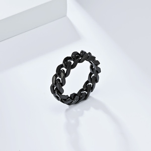 yunnique unisex minimalist titanium steel chain ring, hip-hop light luxury fashion, unique stainless steel bracelet - Product Image 2