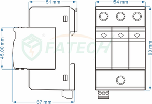 Prix du fabricant chinois pour <span class=keywords><strong>l</strong></span>'équipement électrique du parafoudre SPD du système solaire PV - Product Image 3