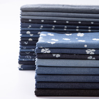 Tissu en jean imprimé numériquement, écologique et bio, design personnalisé OEM, très tendance, pour jeans et robes pour garçons et filles