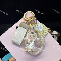 Prix unitaire 1.9usd skullpanda porte-clés téléphone breloques sac accessoires Bracelets téléphone breloque bricolage usine sangle pour téléphone