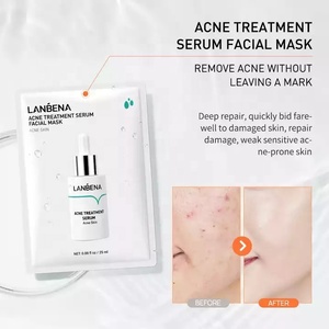 LANBENA Sản Phẩm Bán Chạy Nhất 24K Vàng Hiệu Quả Collagen Chống Lão Hó<span class=keywords><strong>a</strong></span> Nâng Dưỡng Ẩm Mặt Nạ - Product Image 4