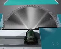 Scie circulaire électrique domestique pour la découpe du bois, scie à table coulissante horizontale, moteur central 380V/220V 3kW, coupe 300mm