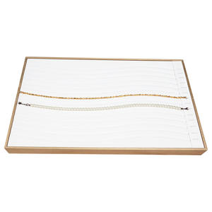 Индивидуальный дизайн ювелирных изделий из кожи кулон ожерелье серьги кольцо стенд коробка для хранения лоток производитель - Product Image 5