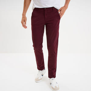 Pantalon chino décontracté pour homme, coupe droite, extensible, taille extensible cachée, écologique, séchage rapide, finition résistante aux taches, actif - Product Image 6