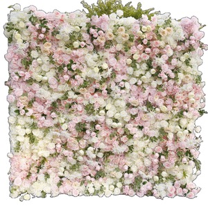 ผนังดอกไม้คุณภาพสูงแบบกำหนดเอง ผนังดอกไม้ผ้า 5 มิติ สำหรับงานแต่งงาน ฉากหลังดอกกุหลาบผ้าไหมประดิษฐ์ - Product Image 6