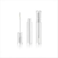 Nouveau style de tube transparent pour gloss à lèvres, flacon cylindrique vide pour gloss à lèvres, emballage cosmétique