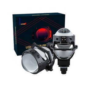 IDISON T3W Power Auto Phares Angel Eyes Remplacement de la lampe avant du faisceau haut et bas 12v 60w Lentille du projecteur Biled - Product Image 2