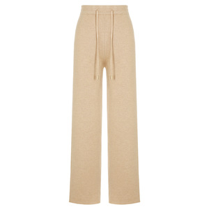 Nouvelle collection Automne/Hiver 2025 : Ensemble de luxe en tricot avec veste zippée à revers ornée de strass et pantalon large pour femme – Vêtements écologiques - Product Image 6
