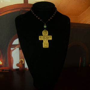 HT Kerkleverancier Jezus Christus Kruisbeeld Herenketting Antiek Kruis Religieus Hangertje Orthodox Cadeau - Product Image 5