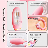 APP+ Damenmode Fernbedienungs-Vibrator Sternform Vaginalkugeln & Klitoris G-Punkt Massage Sexspielzeug Masturbatoren für Frauen
