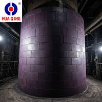 Brique réfractaire en alumine-chrome-zircone, densité apparente 3520 kg/m³, 2000 degrés, 5%-30% Cr2O3, pour l'industrie du carbone noir, Huaqing