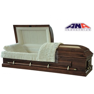 China ANA metal oscilación barra ajustable cama de madera maciza de <span class=keywords><strong>pino</strong></span> funeral ataúd - Product Image 5