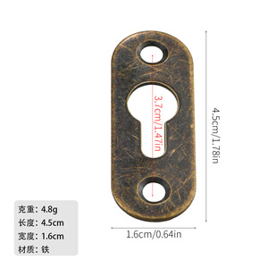 Double-Hole Hook Iron Picture <b>Frame</b> with Back <b>Clip</b> Easy-to-Attach Connectors & Shelf Supports GQK GW2581209 Modern Simple - Product Image 1