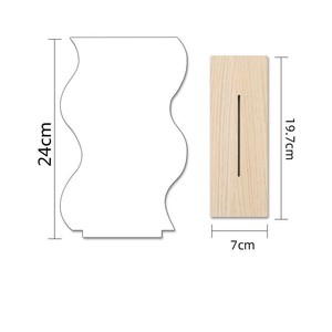 Decorazione irregolare a forma di nuvola estetica senza cornice da tavolo acrilico <span class=keywords><strong>specchi</strong></span> per il trucco di vanità specchio con supporto in legno - Product Image 6