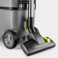 Aspirateur professionnel à sec T 15/1 Karcher, design silencieux et léger, poignée pliable, filtre HEPA 14 en option
