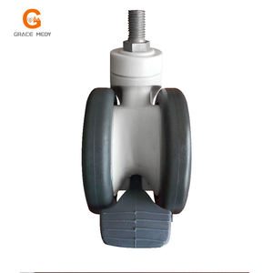 Roue de roulette médicale pour tige solide, pivot médical, <span class=keywords><strong>lit</strong></span> d'hôpital, équipement médical - Product Image 5