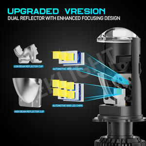 Nuovo ad alta potenza 170W Mini M3 Led lente del proiettore 30000LM H4 doppia lente del proiettore a Led H19 H4 lampadina a Led per <span class=keywords><strong>Bmw</strong></span> <span class=keywords><strong>E36</strong></span> - Product Image 4