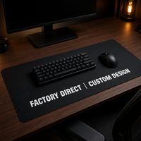 Alas Mouse Gaming Ideskmat Pro Esports XXL Karet Alami Tepi Jahit Berkinerja Tinggi Playmat Ukuran Besar