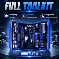 Jeu de douilles à main GoodKing 85 pièces en acier CRV, coffret rigide, outils automobiles pour la réparation de voitures