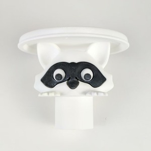 Décoration de raton laveur sur un support en plastique imprimé en 3D, nouvelle et unique, pour le bureau, la maison, la cuisine, les toilettes, le bureau - Product Image 5