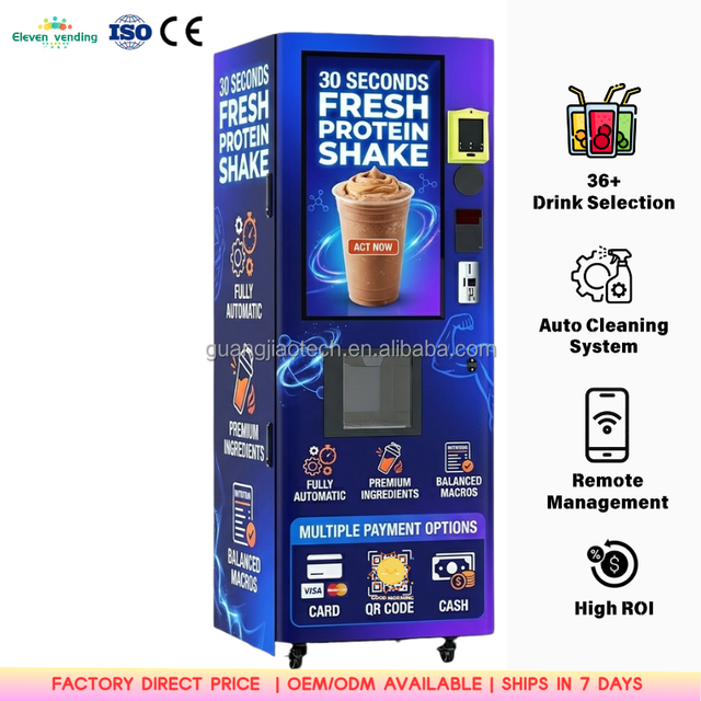 Fully Automatic Coffee Vending Machine Smart Instant Drink Dispenser Vending Machine with 32 Inches Touch Screen