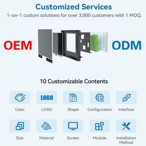 Touchwo IP65 không thấm nước Điện dung màn hình cảm ứng Bảng điều chỉnh PC Màn hình hiển thị công nghiệp cho máy bán hàng tự động phụ kiện - Product Image 5