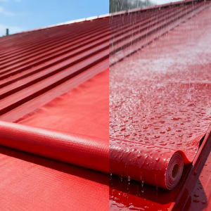 La membrane d'étanchéité en PVC est résistante aux UV et convient aux toits ou terrasses de jardin - Product Image 2