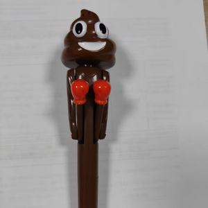 <span class=keywords><strong>Caca</strong></span> tête FART son mignon dessin animé stylo à bille créatif combat conception interactive anti-Stress fait cadeau en plastique Durable - Product Image 1