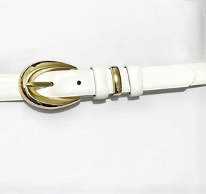 Nieuwe hete verkoop dames kunstleer riem antiek koper metaal vintage casual tailleband bijpassende jeans broek damesmode - Product Image 4