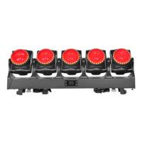 Водонепроницаемый сценический прожектор IP65 TORNADO TB 5, 5x120W RGBL LED, с диммированием, универсальным напряжением, DMX512 для концертов и мероприятий