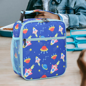 Sac isotherme à double compartiment personnalisé pour enfants avec fermeture éclair, design portable pour l'école - Product Image 1