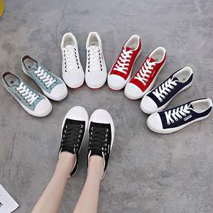 Zapatos deportivos informales de cuero genuino para mujer, zapatillas de suela de PVC de lona transpirable, zapatos de entrenamiento <span class=keywords><strong>Lassig</strong></span> Atmungsaktiv Freizeitschuhe - Product Image 4