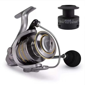 Carrete de pesca giratorio de Metal de alta calidad, 14 + 1BB, 15kg, arrastre máximo, para agua salada - Product Image 3