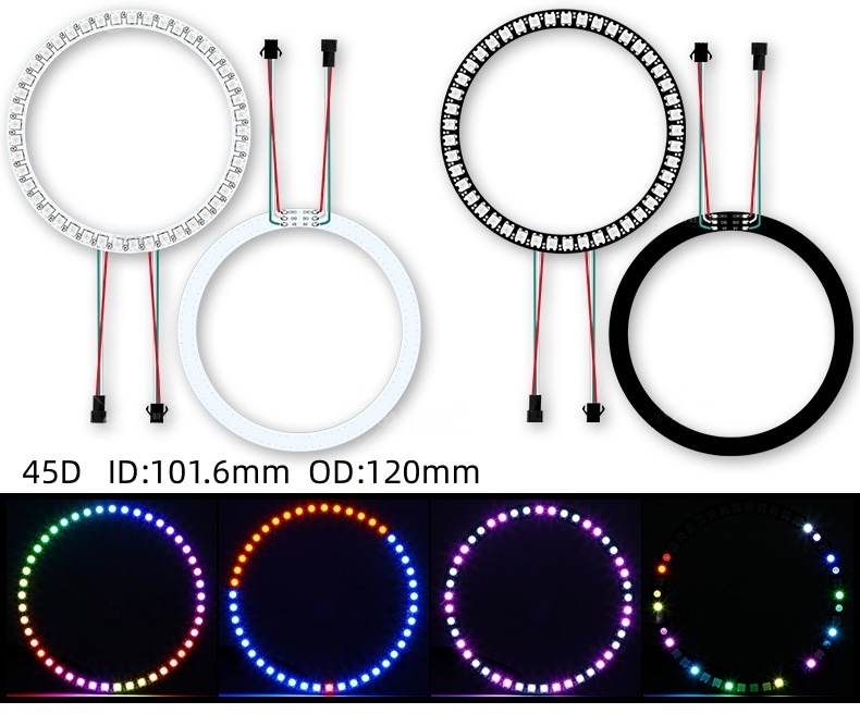 RGBIC/45 lumières OD120mm