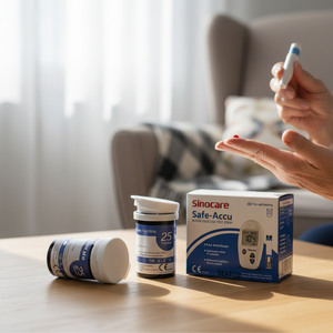 Glucómetro con Tiras Reactivas Sinocare Safe Accu - Product Image 1