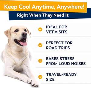 ขนมเคี้ยวสำหรับสุนัขสูตรพิเศษ ผสมกัญชงและเมลาโทนิน ช่วยลดความวิตกกังวล ช่วยให้นอนหลับได้ดีขึ้นในช่วงที่มีดอกไม้ไฟ พายุฝน ฟ้าร้อง และเสียงเห่าของสุนัข - Product Image 2