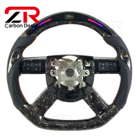Volant sport en fibre de carbone forgée avec LED améliorées pour Chrysler 300C 300 300SRT SRT8 Dodge Charger/Challenger/Magnum