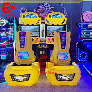 เครื่องเกมอาร์เคดแข่งรถ Outrun จอ LCD 32 นิ้ว โครงโลหะ พร้อมตัวรับธนบัตรและเหรียญ VR รับประกัน 1 ปี สำหรับศูนย์เกม - Product Image 3