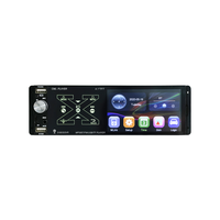Autoradio MP5 1 Din pas cher avec écran tactile capacitif HD de 4 pouces, commande au volant et télécommande