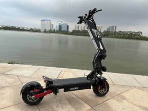 Trottinette électrique à double moteur avec siège, roues de 11 pouces, Liideway T9, tout-terrain, pour adultes - Product Image 6