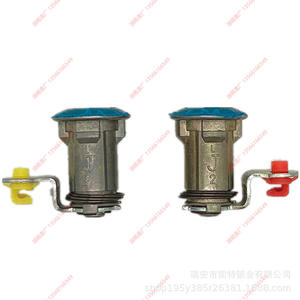 Cilindro de Cerradura Cilíndrico 003, Galvanizado en Zinc, Negro, con 2 Llaves, para Cerradura de Puerta de Coche Foton Auman ETX - Product Image 3