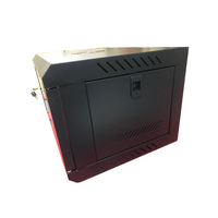Rak Mini Server 19 inci Data, penutup kedalaman dangkal 530x350mm 4U pemasangan dinding kabinet Kamera CCTV