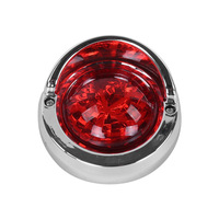 Feu de position latéral rond à LED bleu vert blanc rouge ambre 24V pour camion remorque camping-car moto étanche