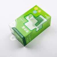 Boîte d'emballage en plastique PET transparente personnalisée pour biberons, boîte pliable transparente en plastique