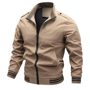 Giacca Bomber Sportiva da Uomo Personalizzata OEM/ODM, Slim Fit, Leggera, Antivento, per Escursionismo e Mantenimento del Calore - Product Image 2