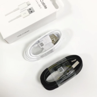 Kabel USB ke Type-C 5A/2A Pengisian Cepat dengan Pelindung Foil dan Jaket PVC untuk S8/S9/S10/Note8 1M