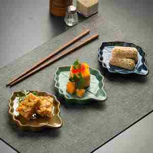 <b>Ceramic</b> Tableware Sushi <b>Plate</b> Restaurant Soy Sauce and Vinegar Dishes Japanese Style Dim Sum Fruit & Nut <b>Plate</b> - Product Image 4