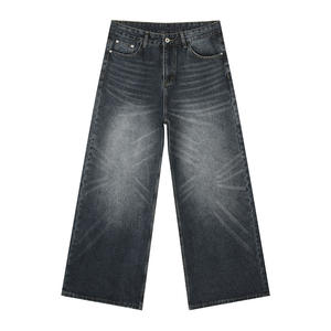 Jeans en denim pour hommes |   Cat's Whisker Washed White Vintage Vibe Boot Cut Drapey <span class=keywords><strong>Dad</strong></span> Style Floor-length - Product Image 5