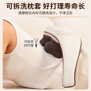 Neck Massager Electric Heating Kneading Trapezius Muscle Relief Shoulder Neck Massage Rechargeable USB Wireless - Product Image 4